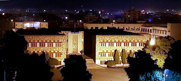 St. Xavier's School, Jaipur at night