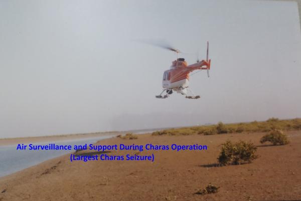 Air support for Charas Seizure