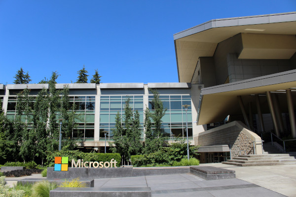 Microsoft building at Redmond, WA