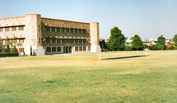 The sports ground at St. Xavier’s School, Jaipur.